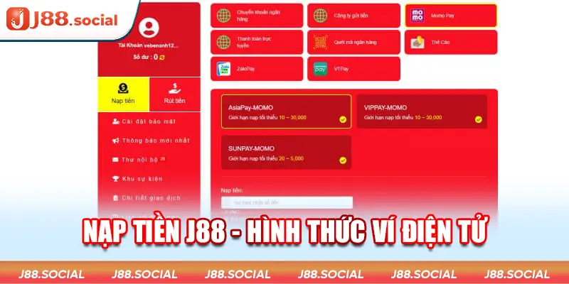 Nạp tiền bằng ví điện tử hiện tại được nhiều người lựa chọn